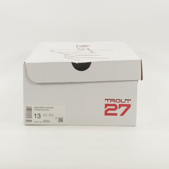 Nike Force Trout 9 Pro 'White Metallic' FZ0915-102 Baseball Cleats Multi-size - Picture 10 of 13